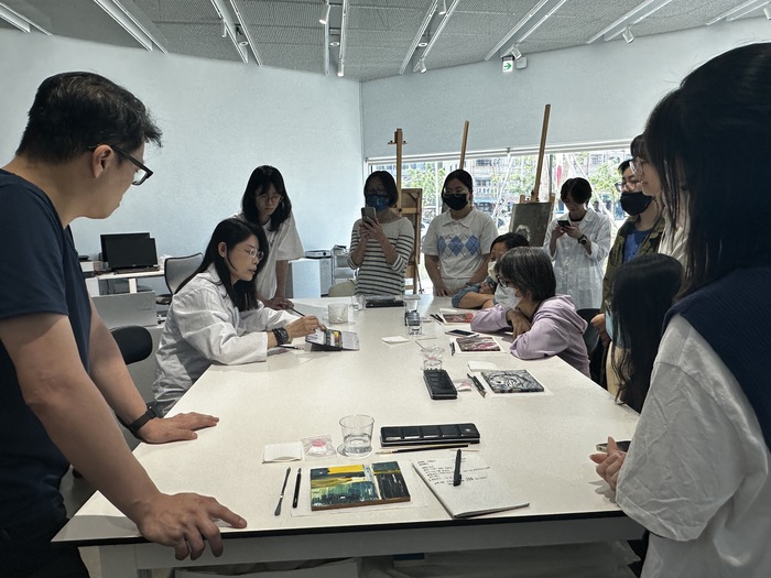 2025.05.17內惟工作體驗坊 填補與全色 - 為畫作化化妝圖片