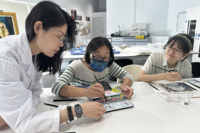 2025.05.17內惟工作體驗坊 填補與全色 - 為畫作化化妝圖片