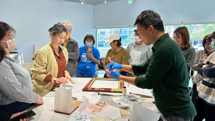 2026.01.17內惟示範講座-貼金修復與技法示範圖片